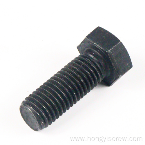 Black Oxide Hex Bolt Galvanized Carbon Steel